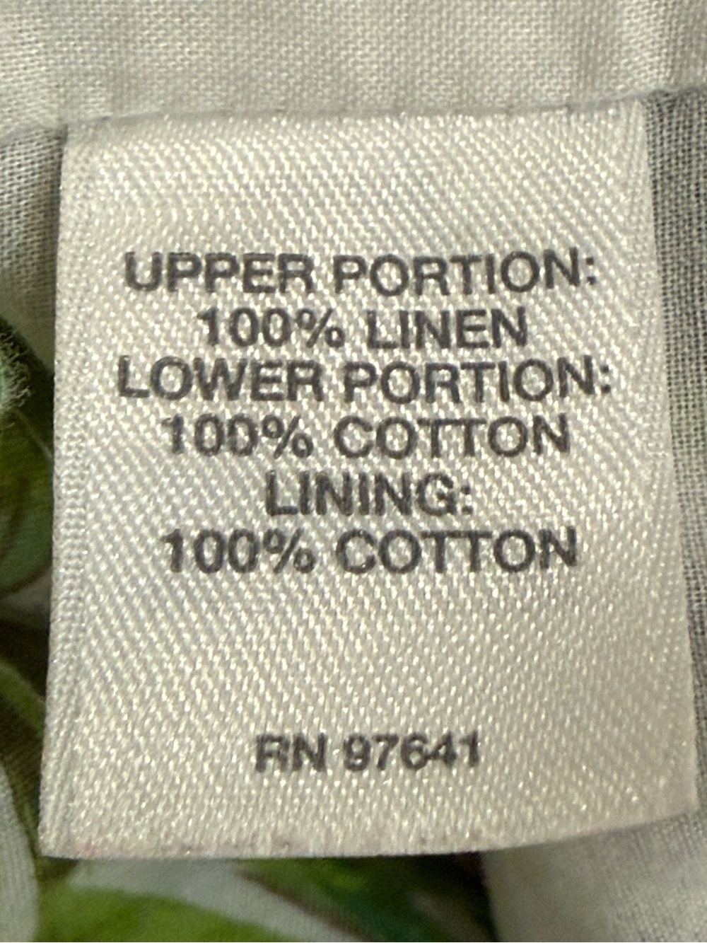 J Jill Linen Striped Bodice Tropical Print Cotton Skirt Midi Resort Summer Dress - Picture 15 of 15